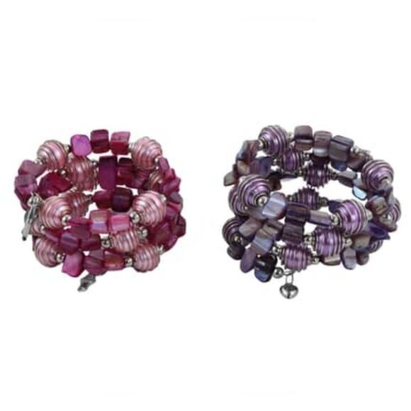 Set of 2 Wrap Bracelets - Picture 1 of 9